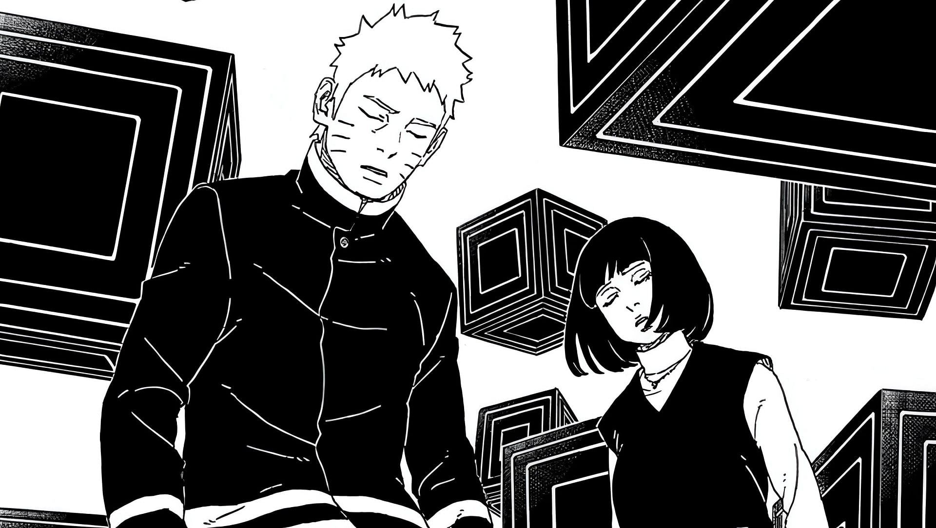Naruto and Hinata in another dimension (Image via Shueisha)